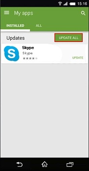 How do I update my apps on my Samsung Galaxy S7 or S7 Edge?