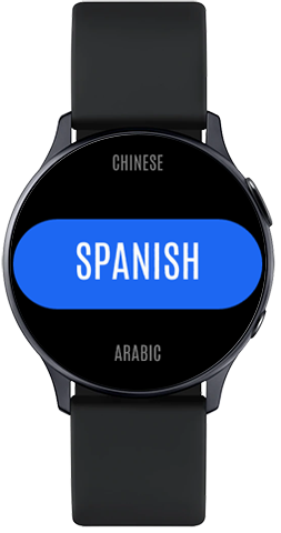 Επιλέξτε τη δεύτερη γλώσσα για το Watch Translator στο Galaxy Watch Active2