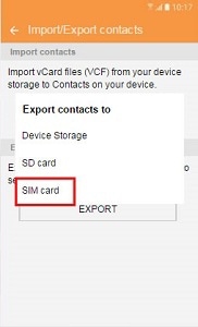 How do I import or export contacts to and from my Samsung Galaxy S7 or S7 Edge?