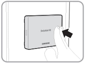 How do I install my Evolution Kit on my ES7000 or ES8000 TV?