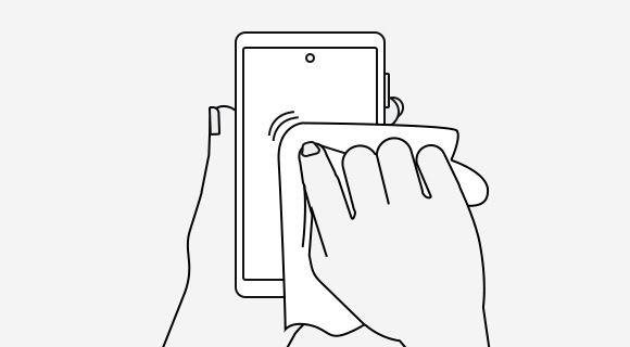 cleaning phone