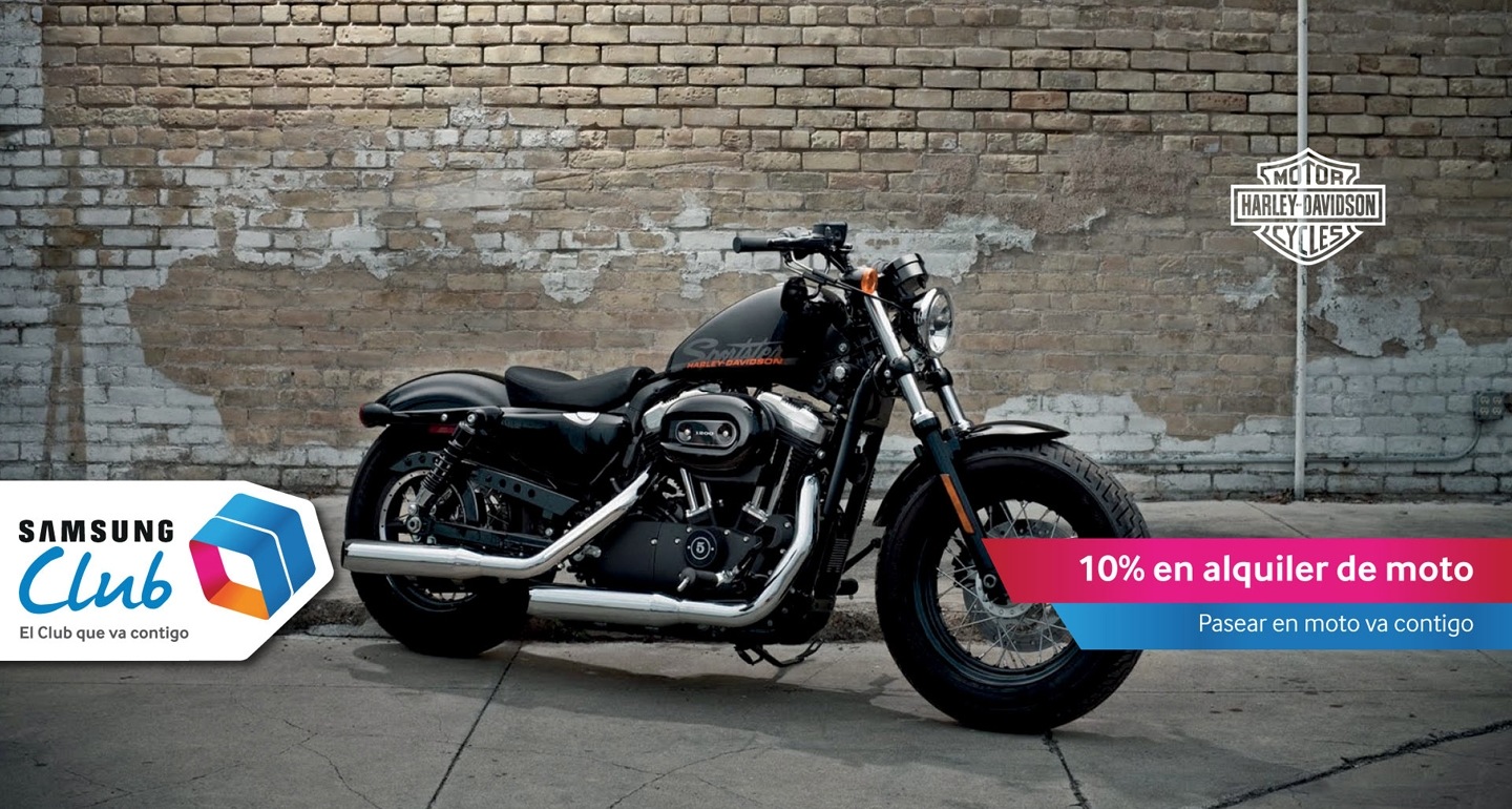 Alquilá tu moto y vestite en Harley Davidson