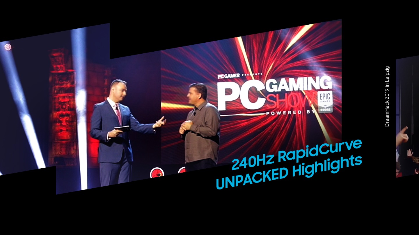 DreamHack 2019 in Leipzig: Messe-Impressionen 240hz Rapidcurve : Conference de Presse