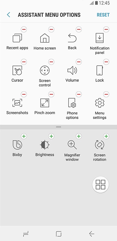 Assistant Menu Option