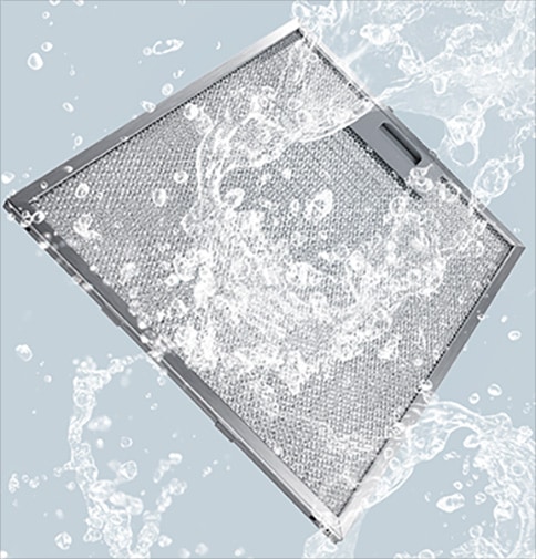 Clean a Cooker Hood Clean a silver cooker hood filter