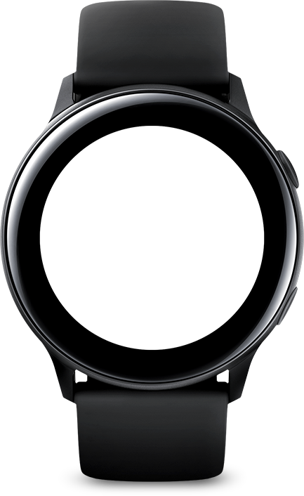galaxy watch active apps icon face black