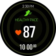 Galaxy Watch Active automatically tracks activity and inform activity types, heart rate, activity time.
