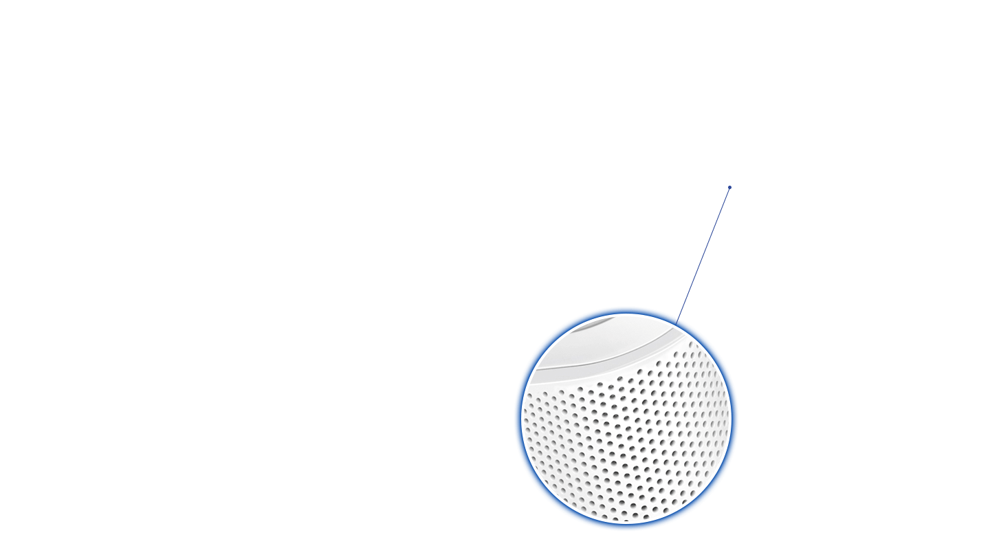The image shows 21,000 micro air holes at the front panel of AR9500M
