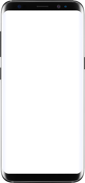 Outline of translucent Galaxy S8