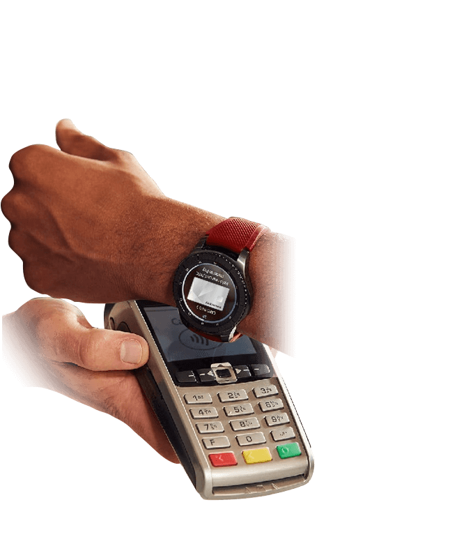 Payment Made With Samsung Pay On Galaxy Gear