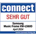 * connect, sehr gut, Ausgabe April 2024, zum Samsung Music Frame HW-LS60D, Einzeltest.