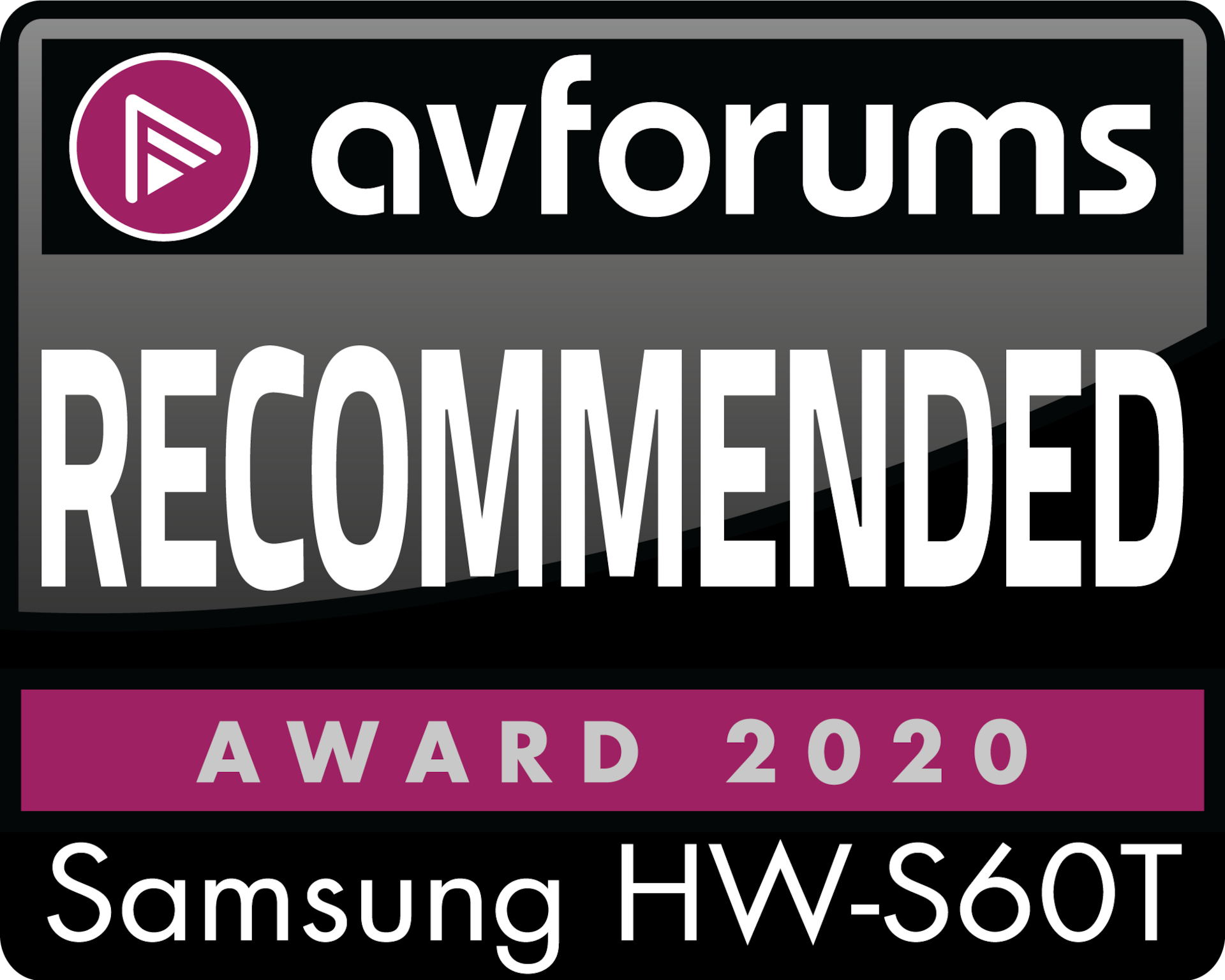AV Forums HW- S60T rating - Best in Class – 29/08/2020