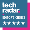 Tech Radar - Editors Choice (5 stars)