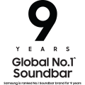 No.1 Soundbar brand form 9 years