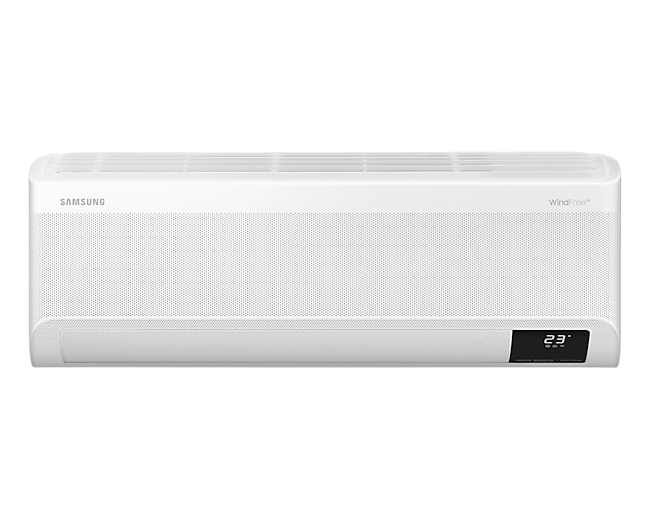 View the front in white of Samsung WindFree Premium Plus, 1HP 2022 (F-AR1-0BYEAAWK) and explore the Digital Inverter Boost of this air cond at Samsung MY!