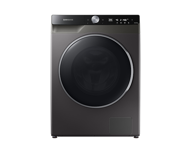Samsung Front Load Washing Machine with AI Control in Inox