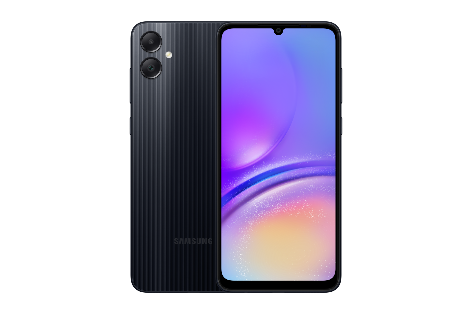 Back side view of the Galaxy A05 Smartphone available to purchase at Samsung New Zealand