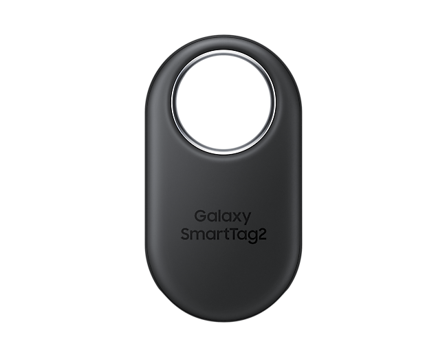 Lokalizator kluczy Samsung Galaxy SmartTag2 w kolorze czarnym - widok z przodu