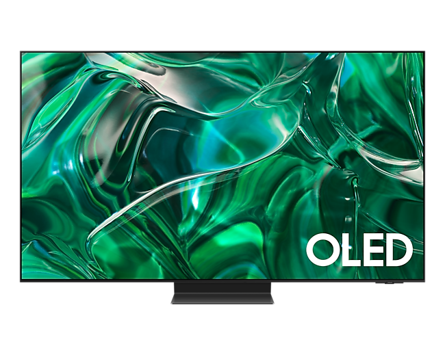 Телевизор Samsung 65'' OLED 4K S95C 2023 QE65S95CAUXRU Черный титан фото спереди
