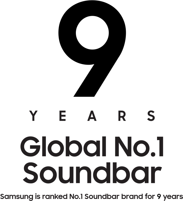 Samsung soundbar je číslo 1. už 9 rokov.