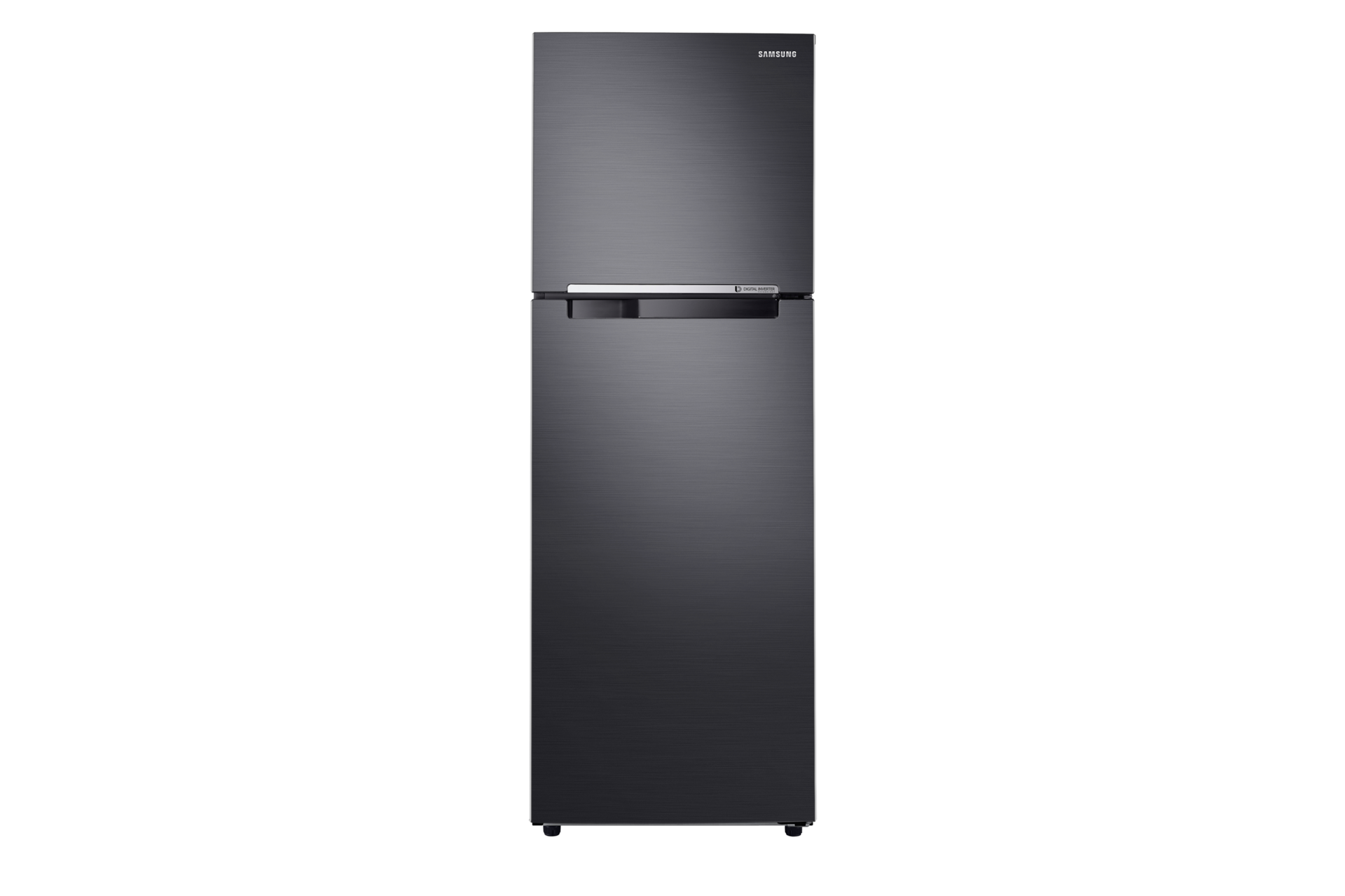 ตู้เย็น 2 ประตู มุมมองด้านหน้า ตู้เย็น 256 ลิตร ตู้เย็น 9 คิว สี Black