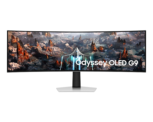 49" Odyssey OLED G9 G93SC (LS49CG930SIXCI) - front Light Gray