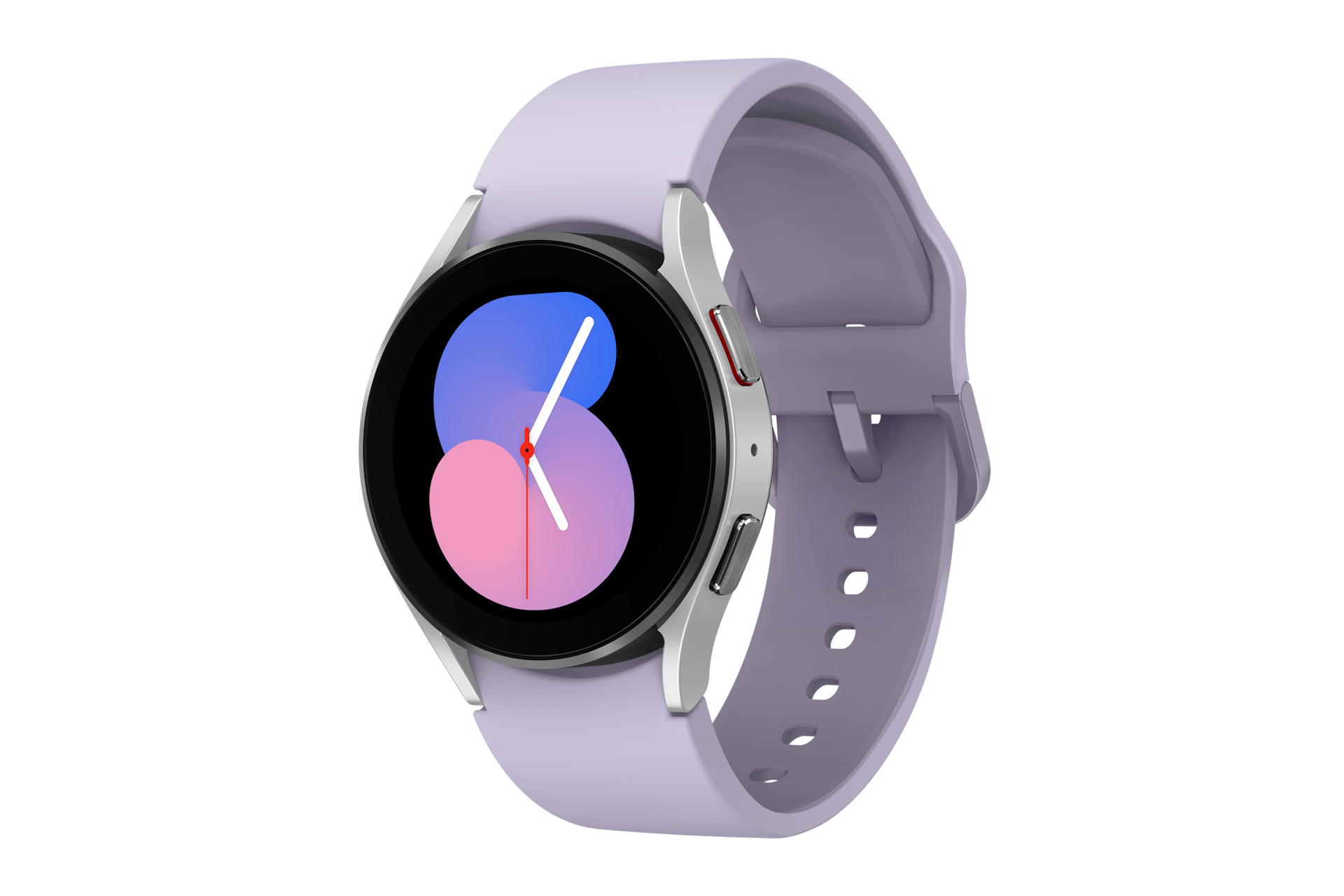 Xem chi tiết mặt đồng hồ và dây đeo thời trang của Samsung Galaxy Watch5 Bluetooth màu tím silver, 40mm (SM-R900NZSAXXV) & đặt mua sản phẩm với giá ưu đãi!