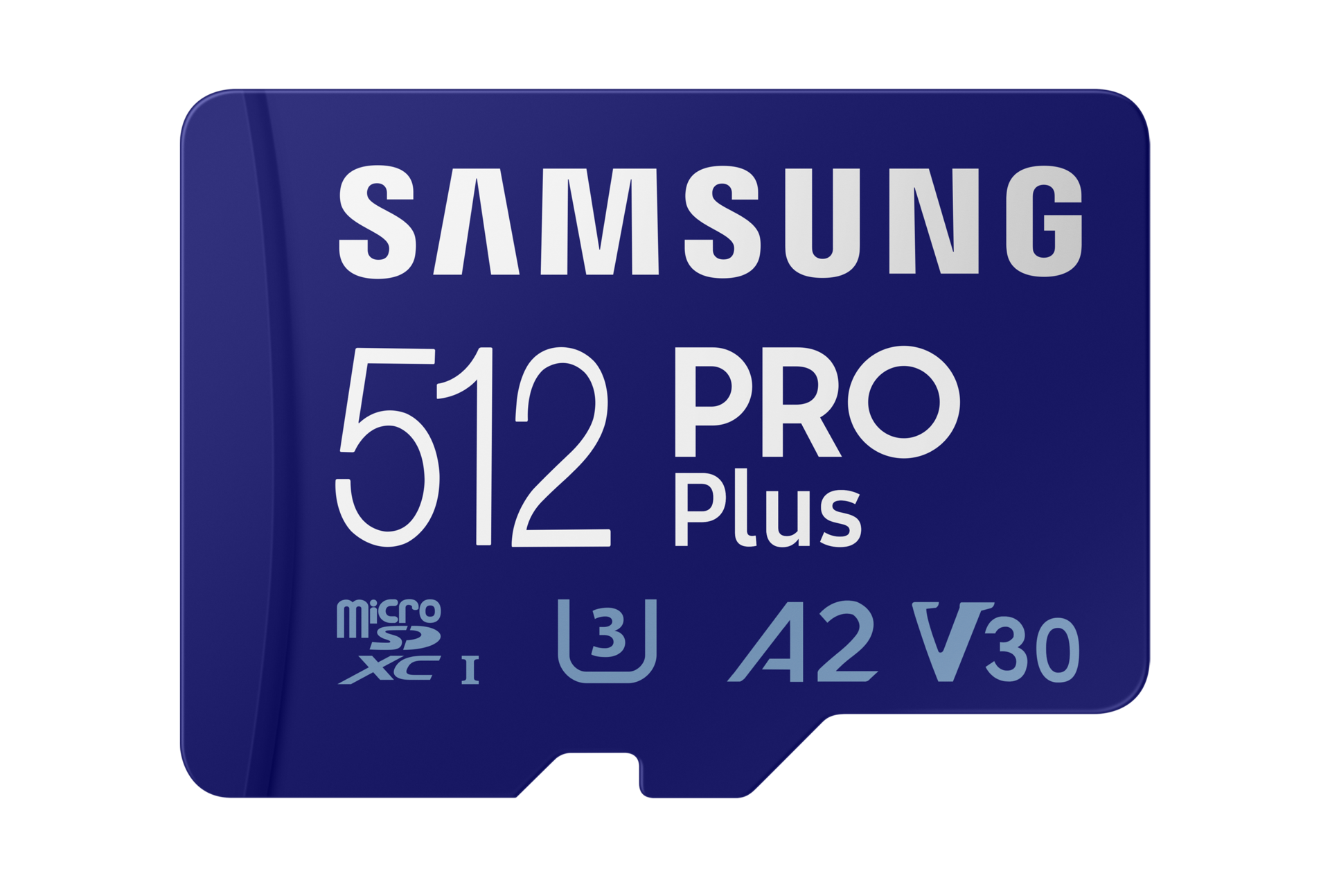 Mặt trước sản phẩm thẻ nhớ PRO Plus MicroSD UHS-I 512 GB