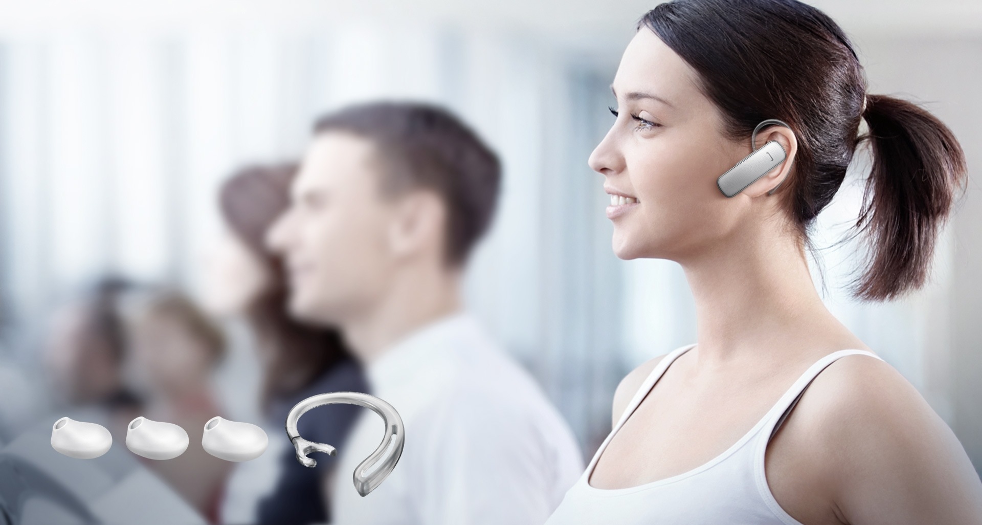 Audífono Bluetooth® EO-MG900 | EO-MG900EBEGWW | Samsung PE