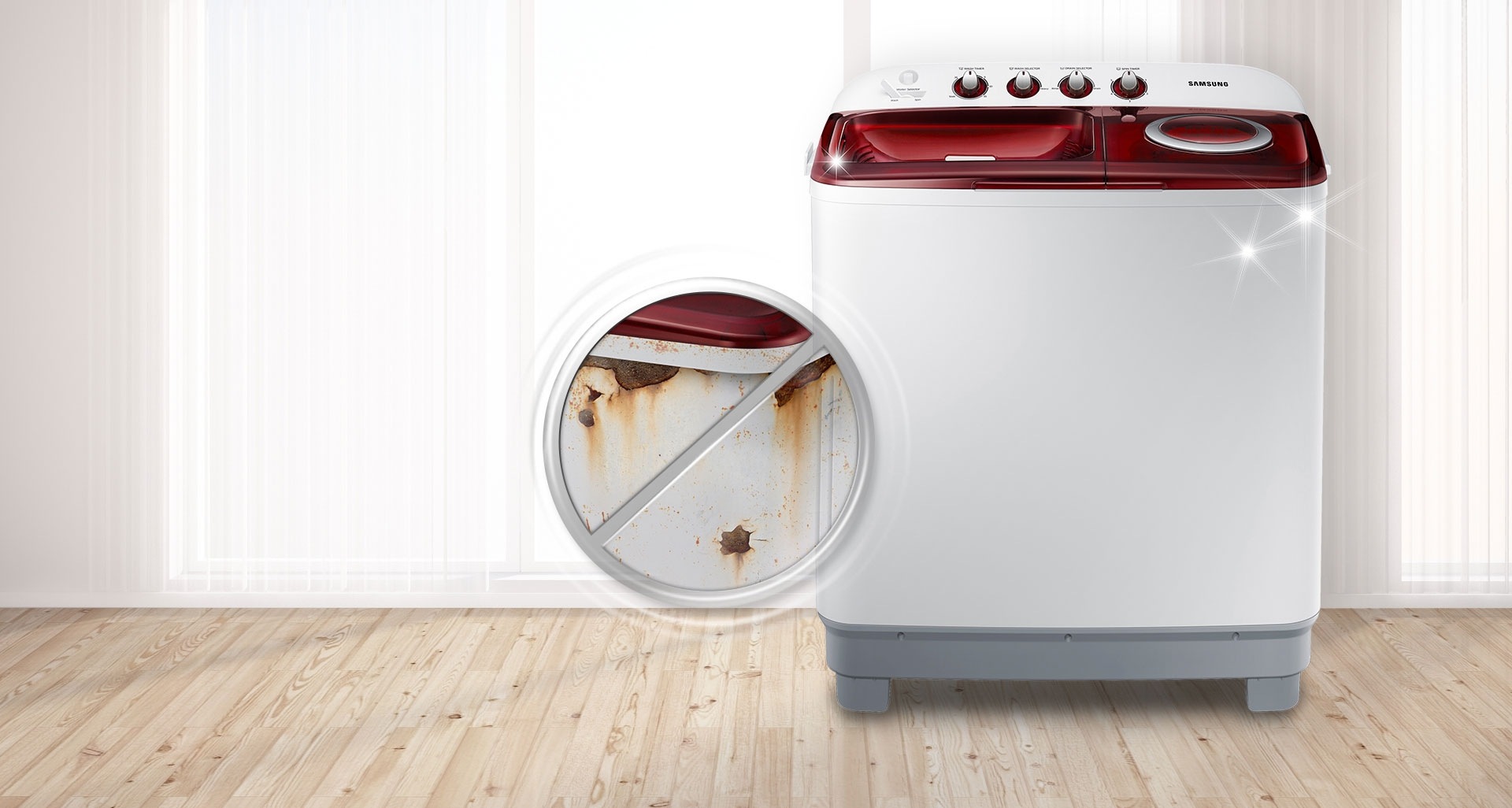 WT85H3210MG/TC, Twin Tub with EZ Wash Tray 8.5kg WT85H3210MG/TC