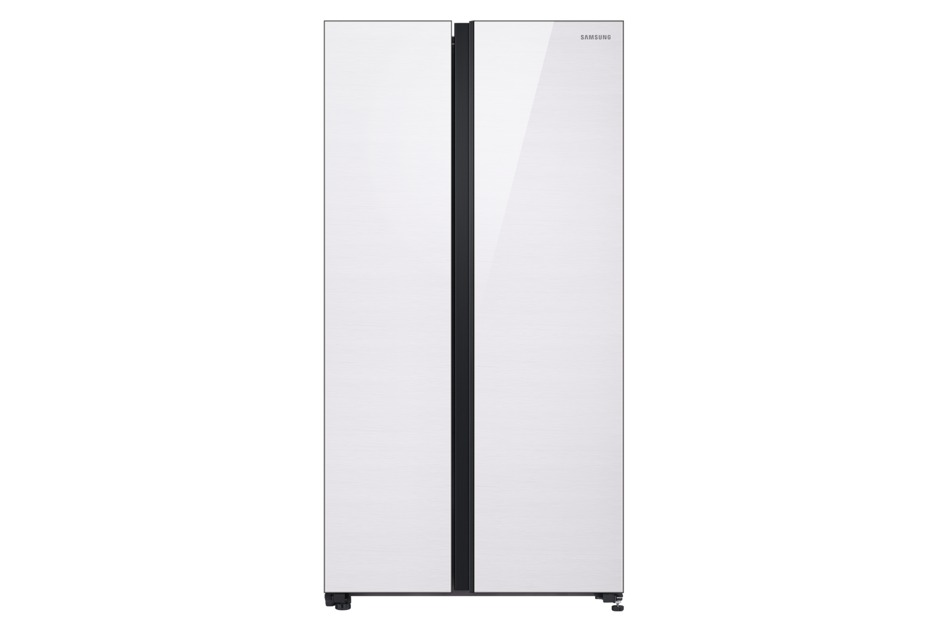 Purchase a 2-door fridge with Spacemax Technology, All-Around Cooling, Power Cool and Power Freeze, and Digital Inverter Compressor. The front white 24.7 cu.ft. Side By Side Classic