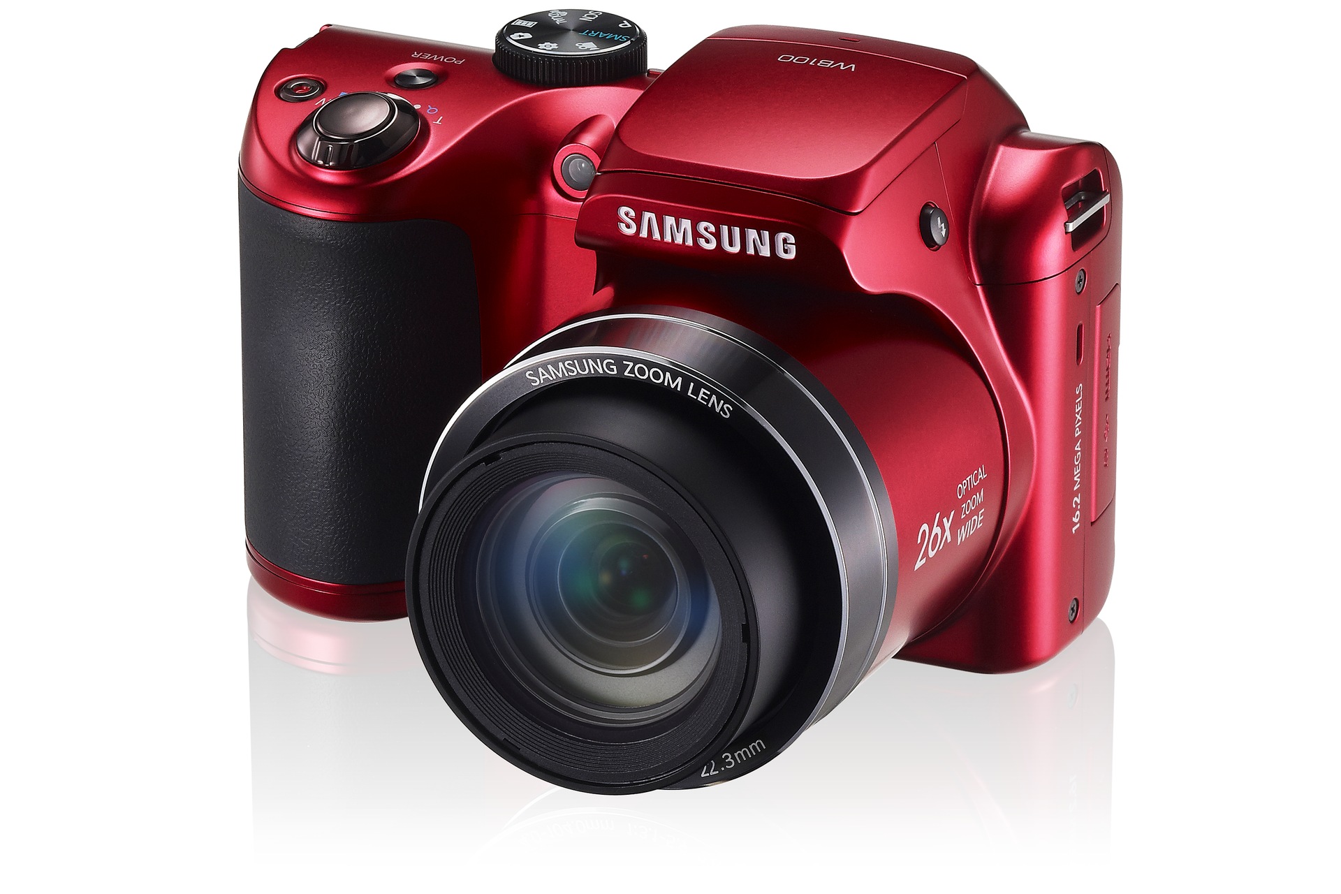 SAMSUNG WB100 3 Right Angle Red