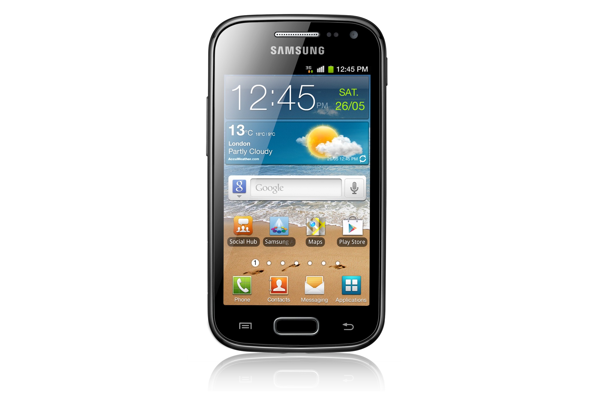 GT-I8160 2 Front Black
