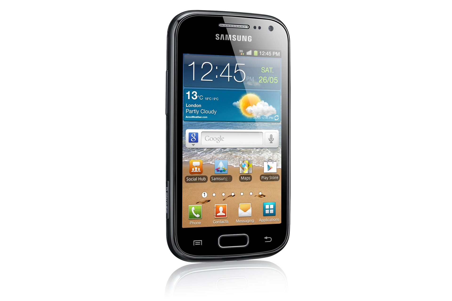 GT-I8160 5 Left Angle Black