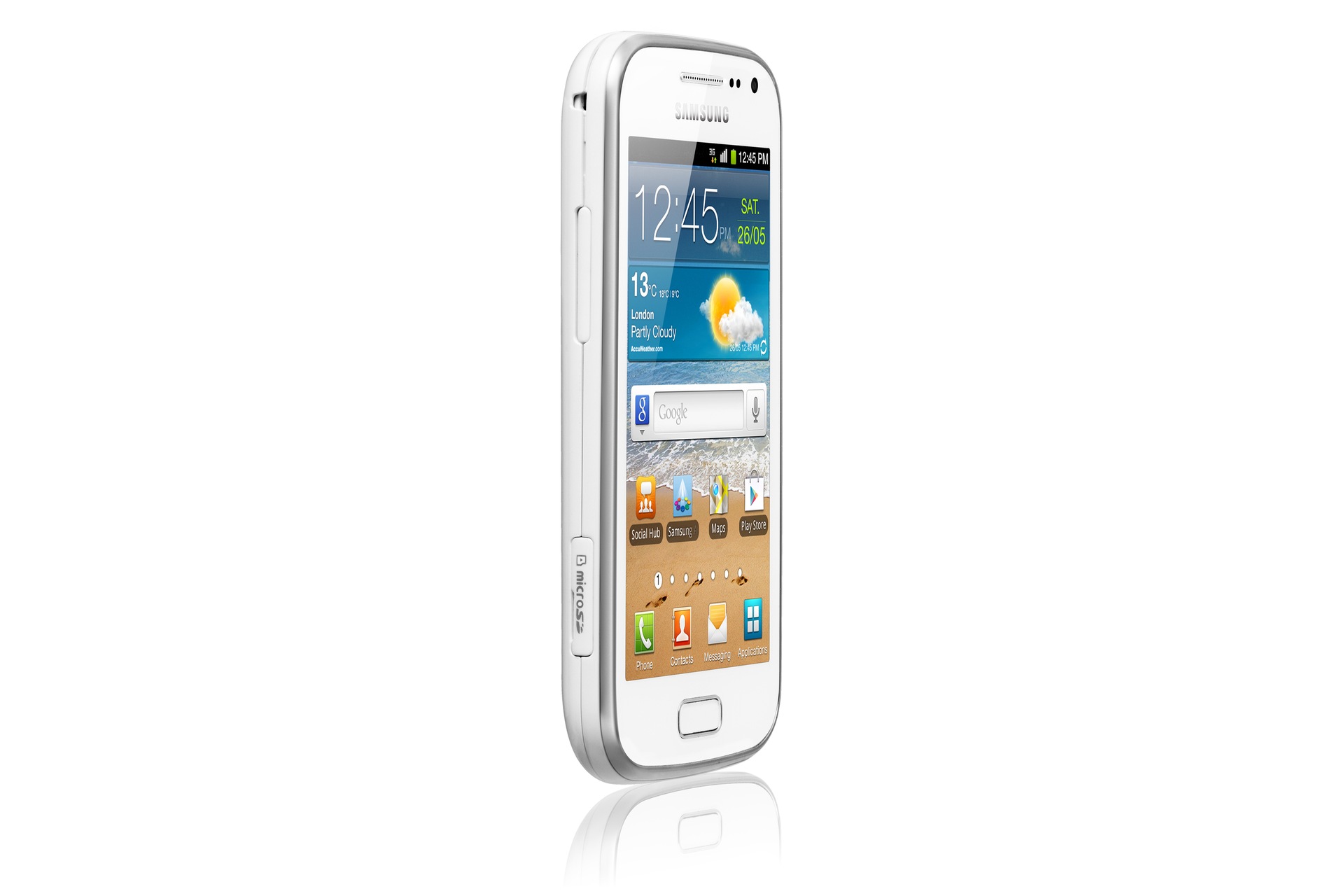 GT-I8160 16 Left Angle White