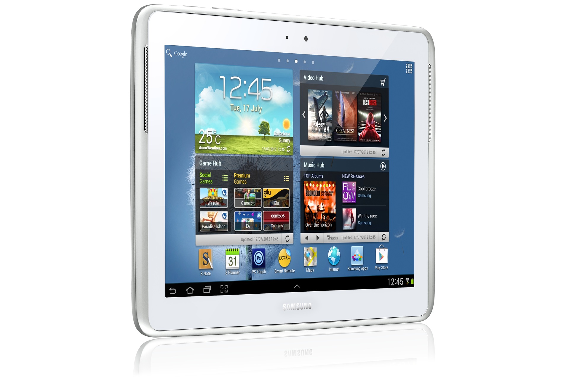 GT-N8000 33 Left 30 Angle white