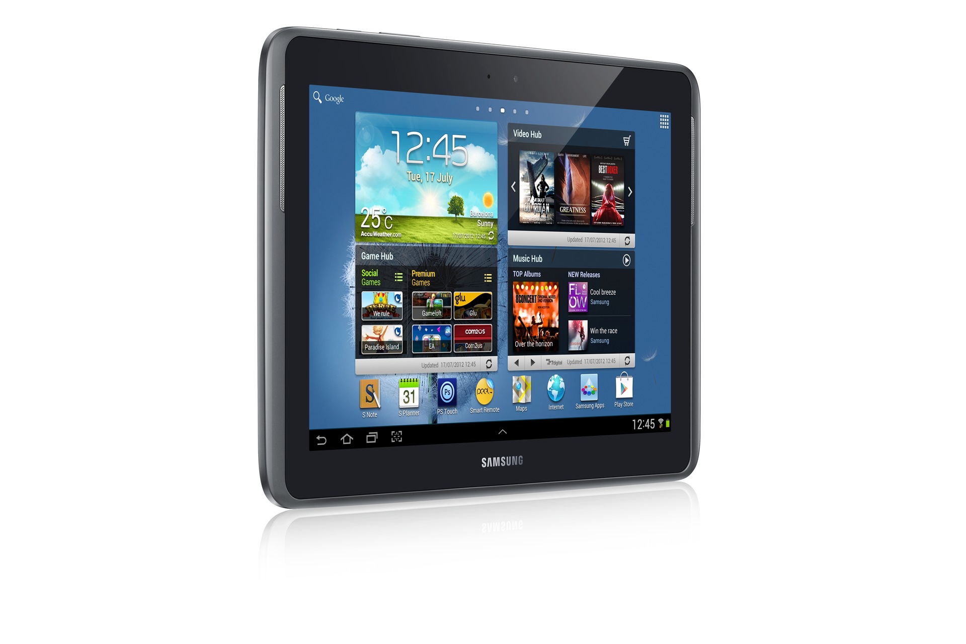 GT-N8000 2 Left Angle 30 Degree gray