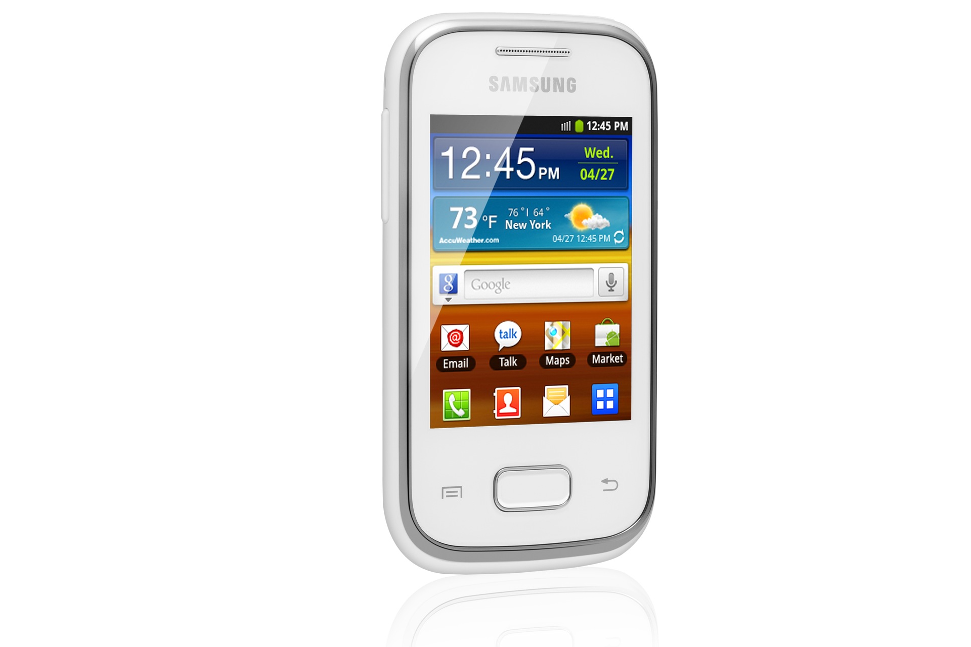 GT-S5300 9 Left Angle White