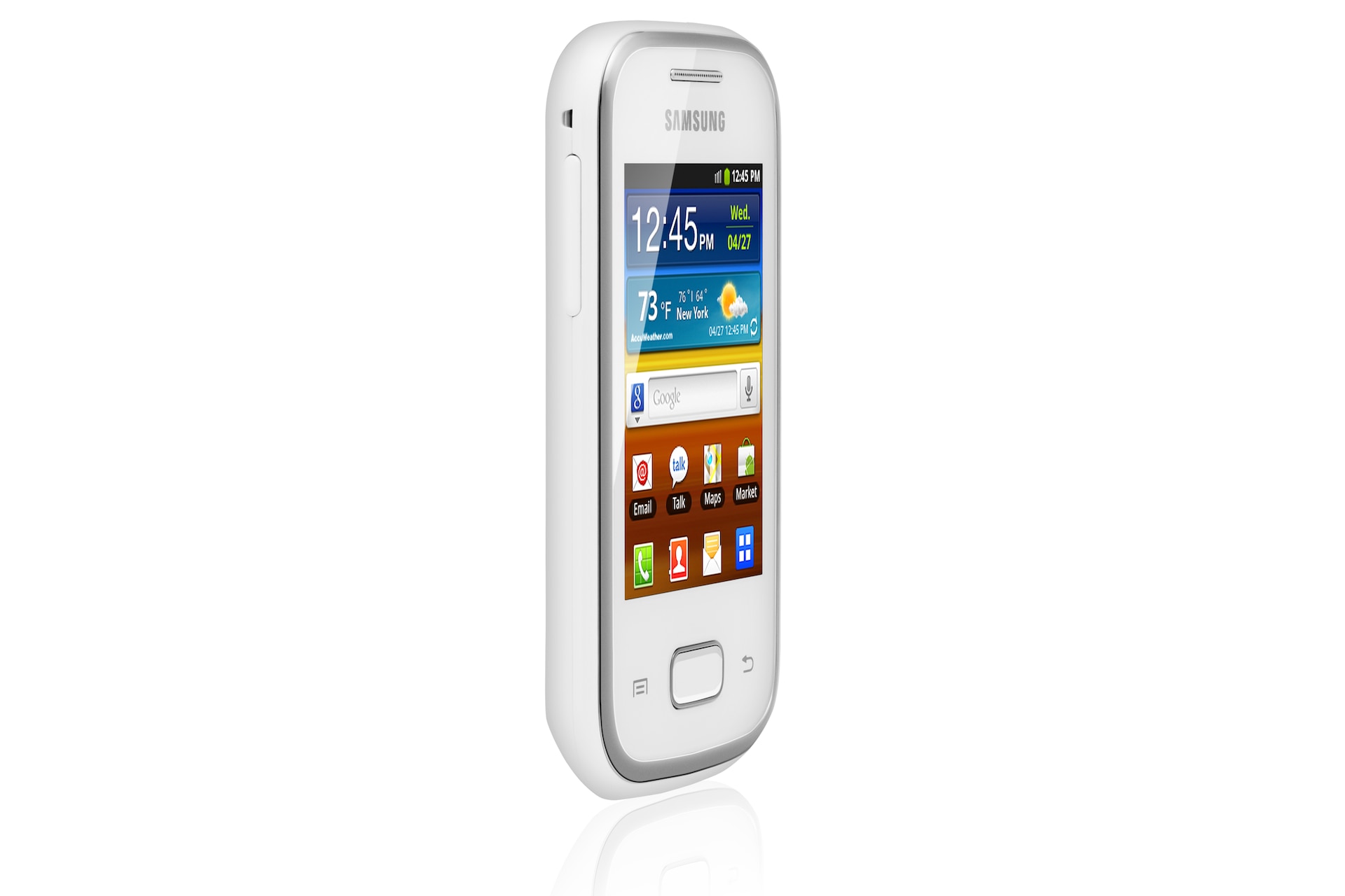 GT-S5300 10 Left Angle White