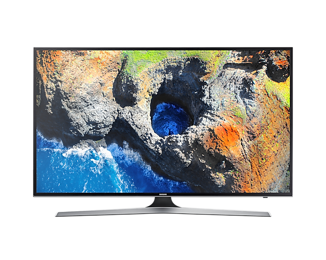 Telewizor Samsung 55 cali UHD 4K - MU6102 - UE55MU6102KXXH  - widok z przodu