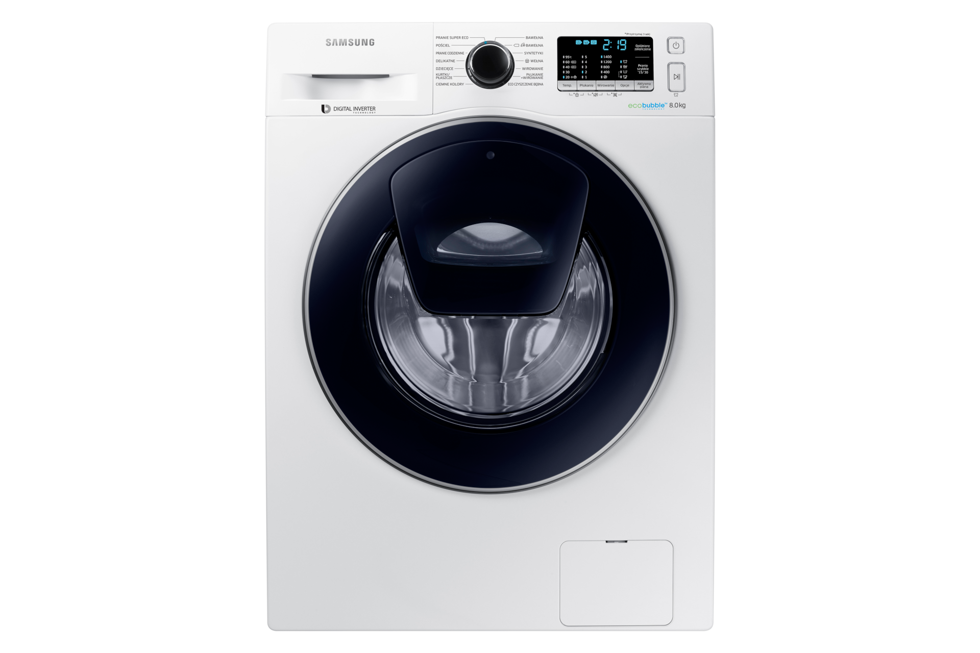 WW80K5410UWPralka AddWash, 8 kg, Biała | WW80K5410UW/EO | Samsung PL