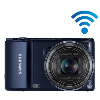 SAMSUNG WB250F Faţă Albastru