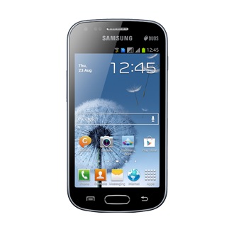 GT-S7562 أمامي أسود