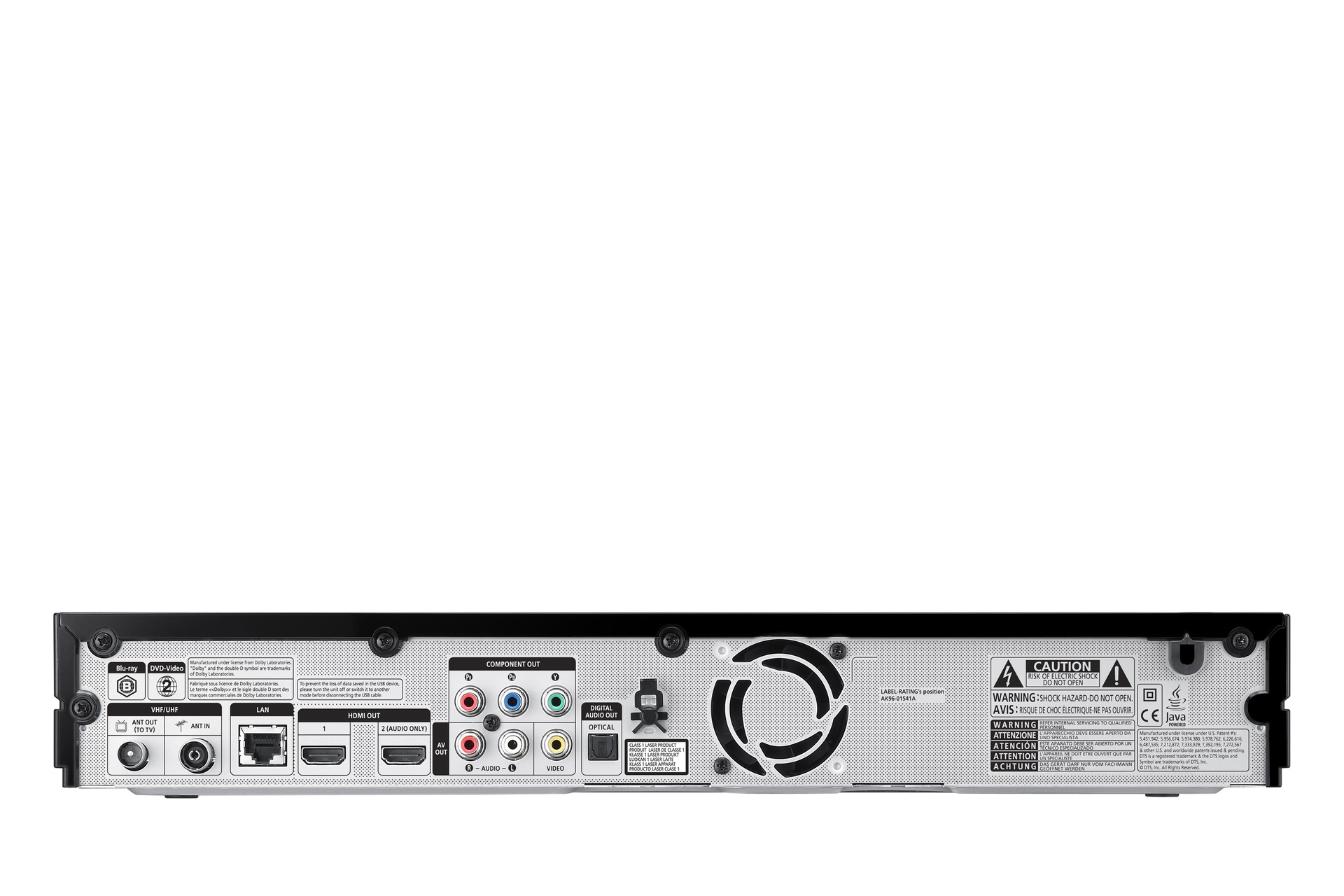 BD-D8900N 3 Baksida