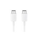USB C to C 케이블 (3 A, 1.0 m) (화이트) 제품 케이블 확대 이미지 
