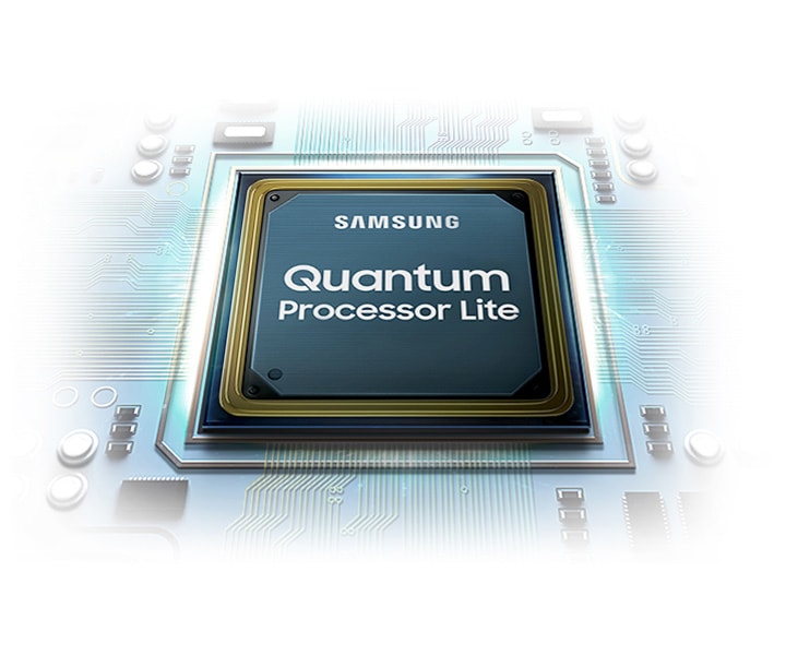 삼성의 기술 Quantum Processor Lite 기술을 보여주는 이미지입니다.