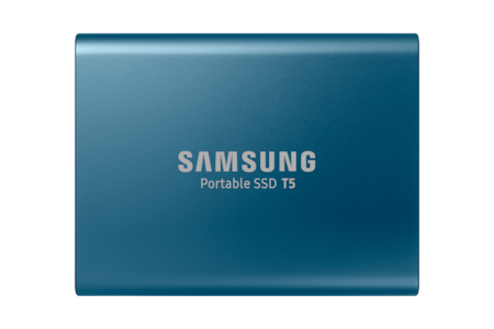 포터블 SSD T5 USB 3.1 500 GB (블루)