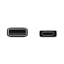 USB A to C 케이블 (2 EA) (블랙) 제품 케이블 단면 이미지 