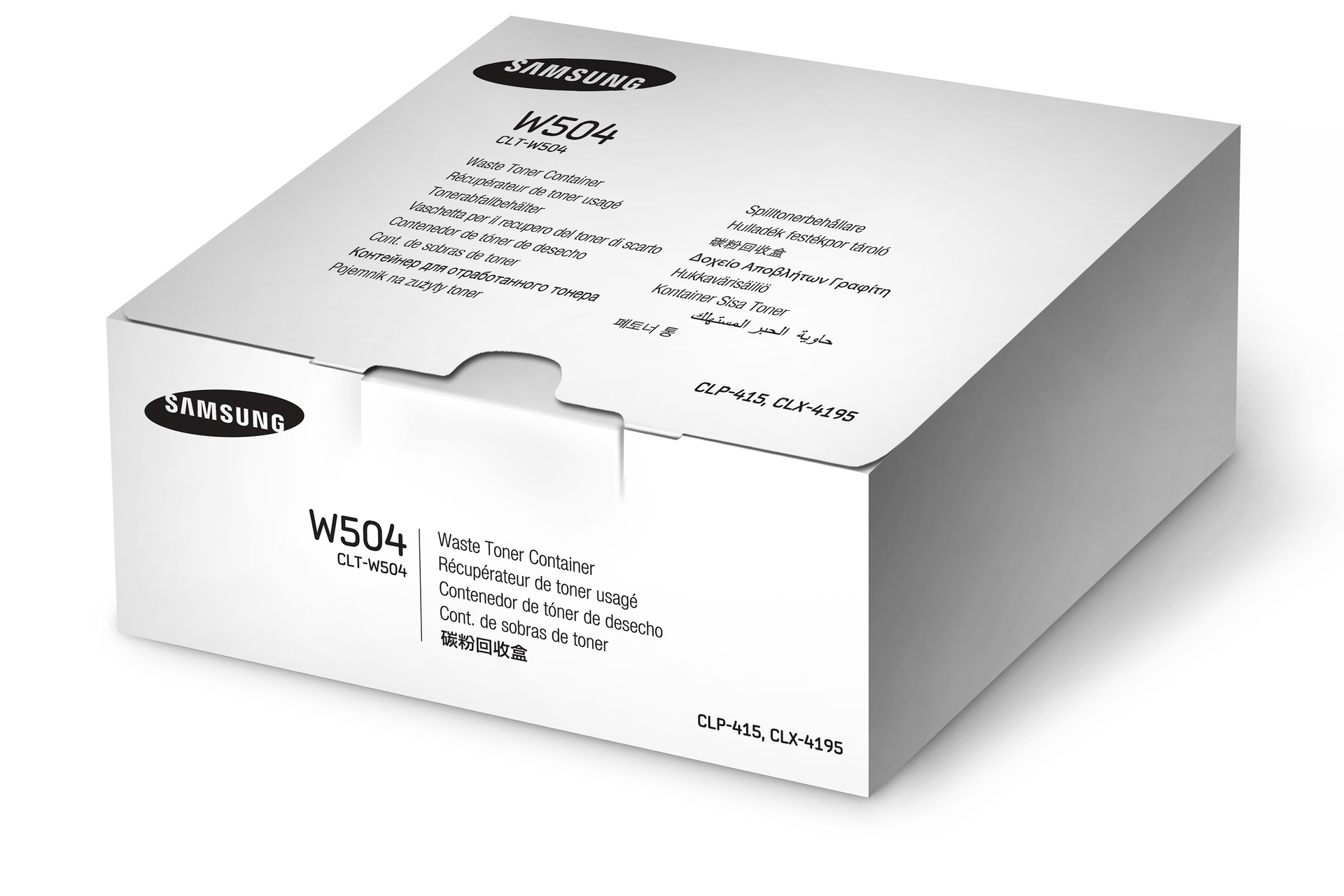 CLT-W504 3 제품박스 앞면 왼쪽 30도 위 30도