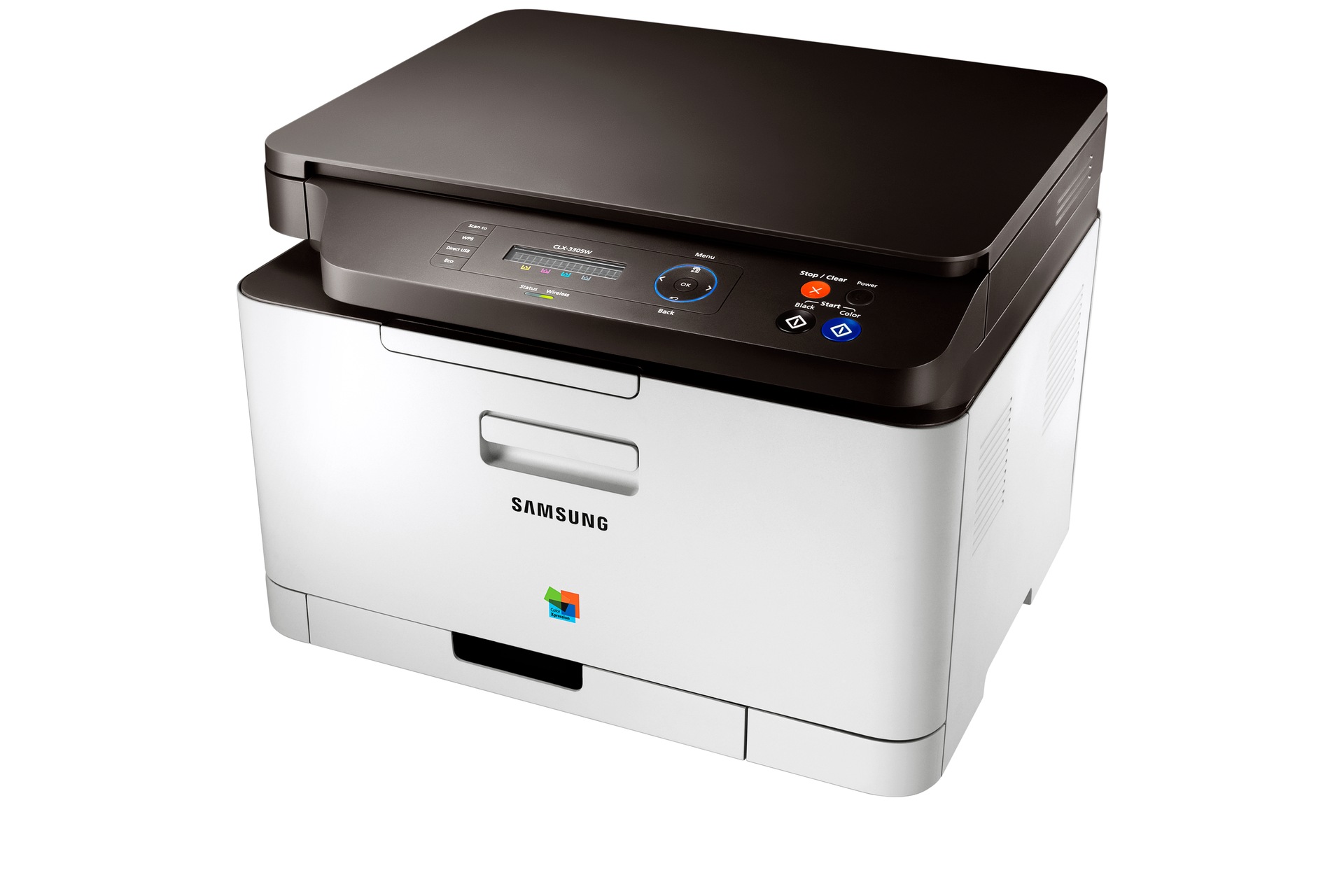 CLX-3307W 3 브라운 앞면 왼쪽 30도 위 15도